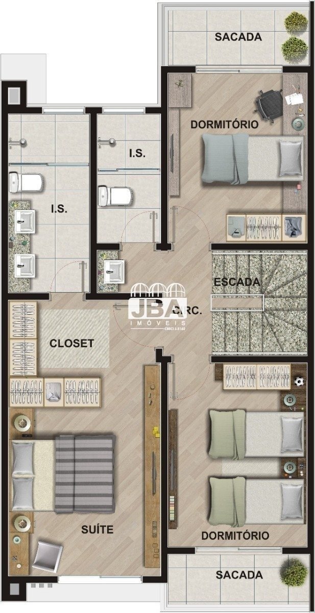 Residencial Ilha de Malta - Planta da unidade 632981306 Residencial Ilha de Malta - Planta da unidade 632981306
