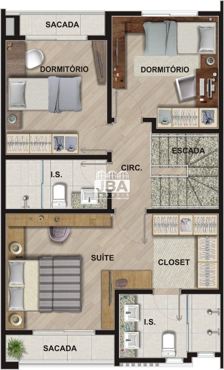 Residencial Ilha de Malta - Planta da unidade 632981306 Residencial Ilha de Malta - Planta da unidade 632981306