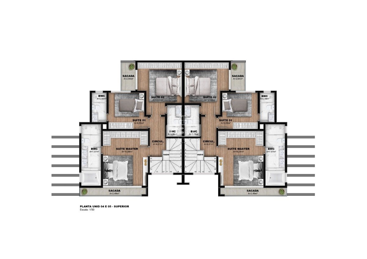 Residencial Belle Ville - Planta da unidade 632982921 Residencial Belle Ville - Planta da unidade 632982921