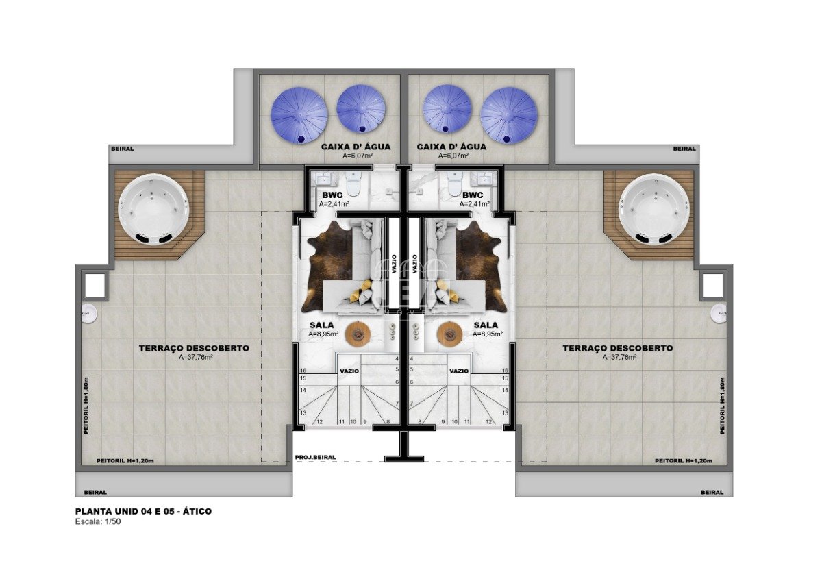 Residencial Belle Ville - Planta da unidade 632982921 Residencial Belle Ville - Planta da unidade 632982921