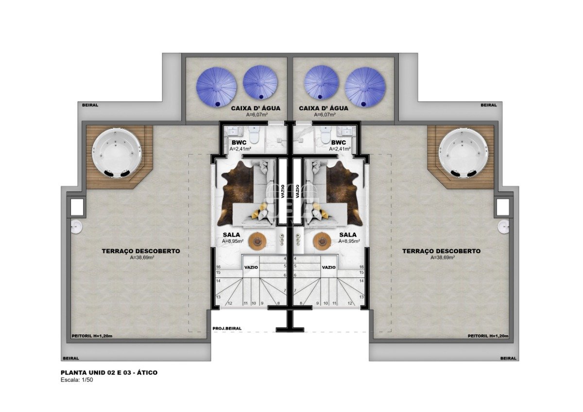 Residencial Belle Ville - Planta da unidade 632982921 Residencial Belle Ville - Planta da unidade 632982921