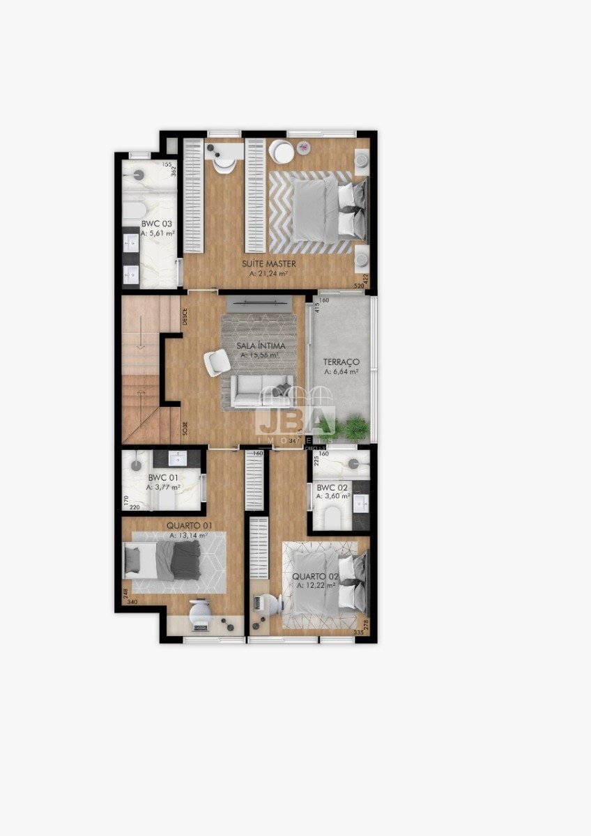 Residencial Alto Boulevard - Planta da unidade 632983582 Residencial Alto Boulevard - Planta da unidade 632983582