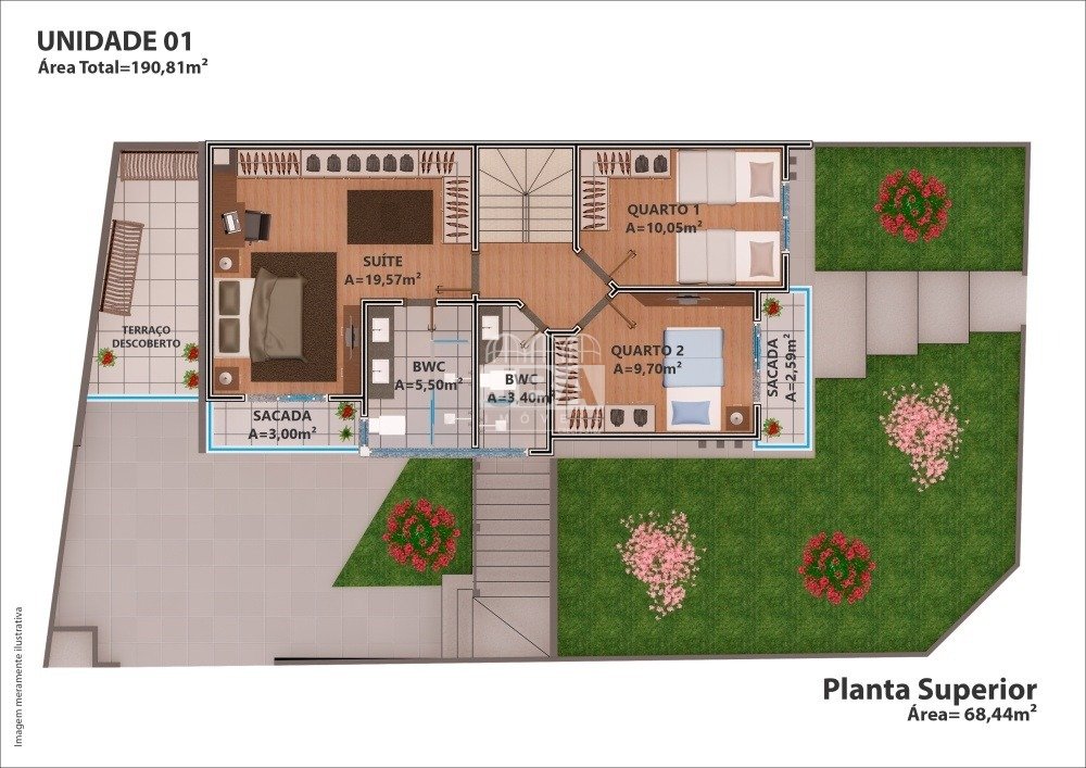 Residencial Gran Torino - Planta da unidade 632984471 Residencial Gran Torino - Planta da unidade 632984471