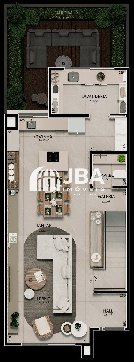 Galliano 250 - Planta da unidade 633002702 Galliano 250 - Planta da unidade 633002702